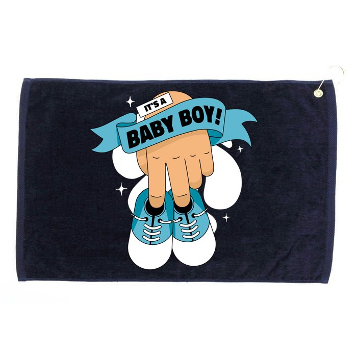 It's A Baby Boy! Grommeted Golf Towel