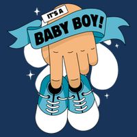 It's A Baby Boy! Visor