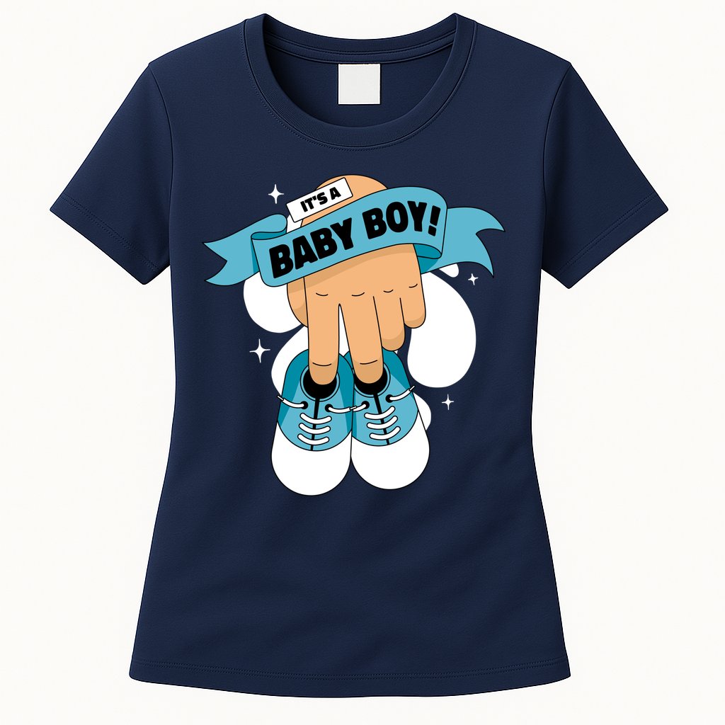 It's A Baby Boy! Womens T-Shirt