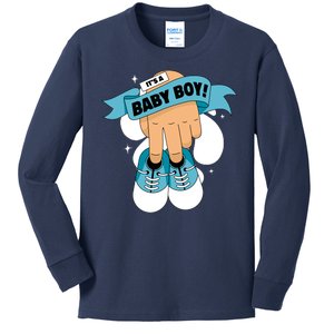 It's A Baby Boy! Kids Long Sleeve Shirt