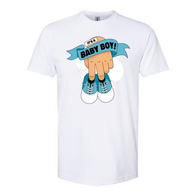 It's A Baby Boy! Softstyle® CVC T-Shirt