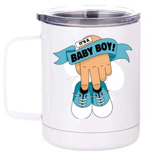 It's A Baby Boy! 12 oz Stainless Steel Tumbler Cup