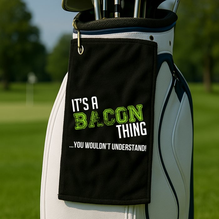 It's A Bacon Thing You Wouldn't Understand Golf Towel