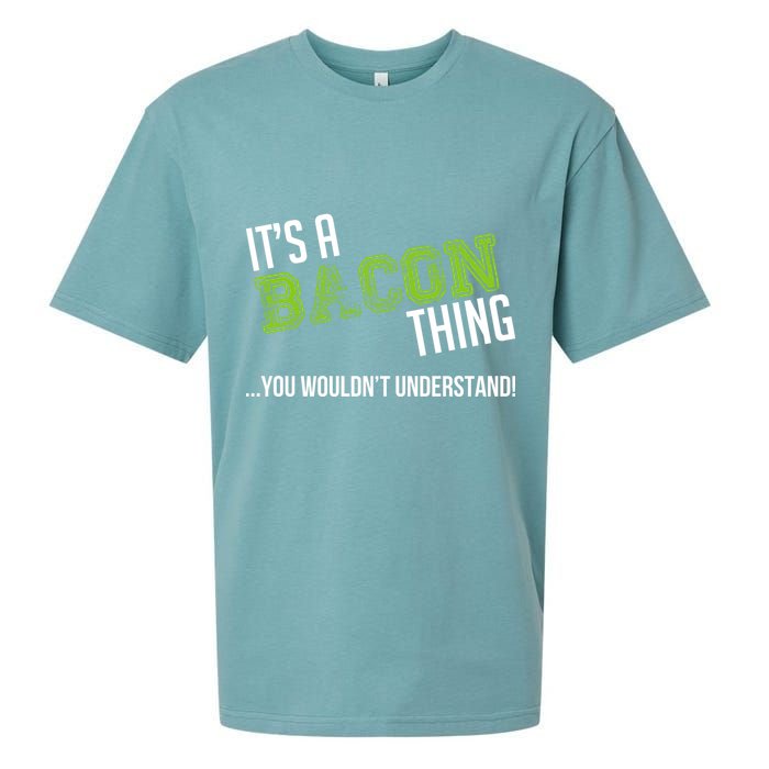 It's A Bacon Thing You Wouldn't Understand Sueded Cloud Jersey T-Shirt
