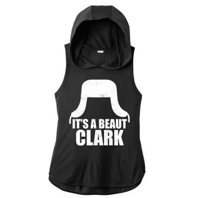 It's A Beaut Clark Ladies PosiCharge Tri-Blend Wicking Draft Hoodie Tank