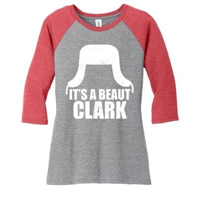 It's A Beaut Clark Women's Tri-Blend 3/4-Sleeve Raglan Shirt