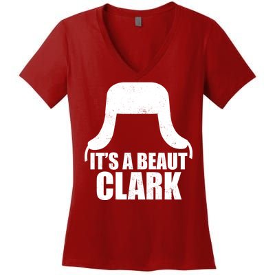 It's A Beaut Clark Women's V-Neck T-Shirt