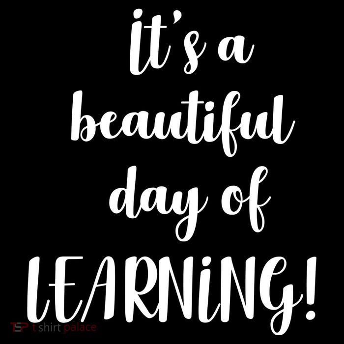 It's A Beautiful Day Of Learning! Stripe Pom Pom Beanie