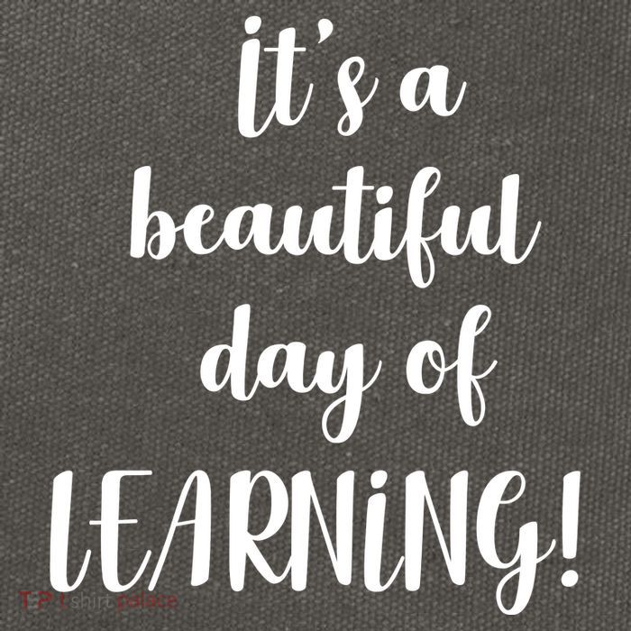 It's A Beautiful Day Of Learning! Cotton Canvas Backpack