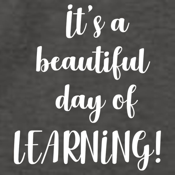 It's A Beautiful Day Of Learning! Vector Backpack