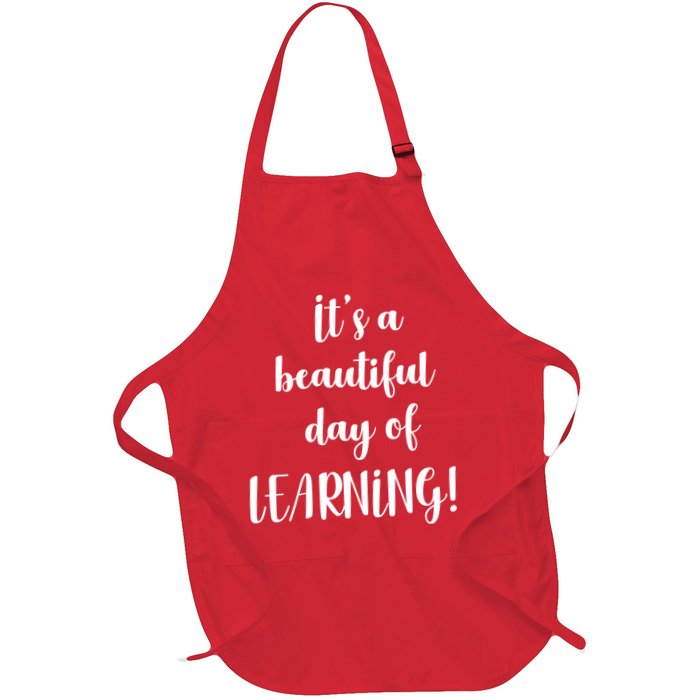 It's A Beautiful Day Of Learning! Apron
