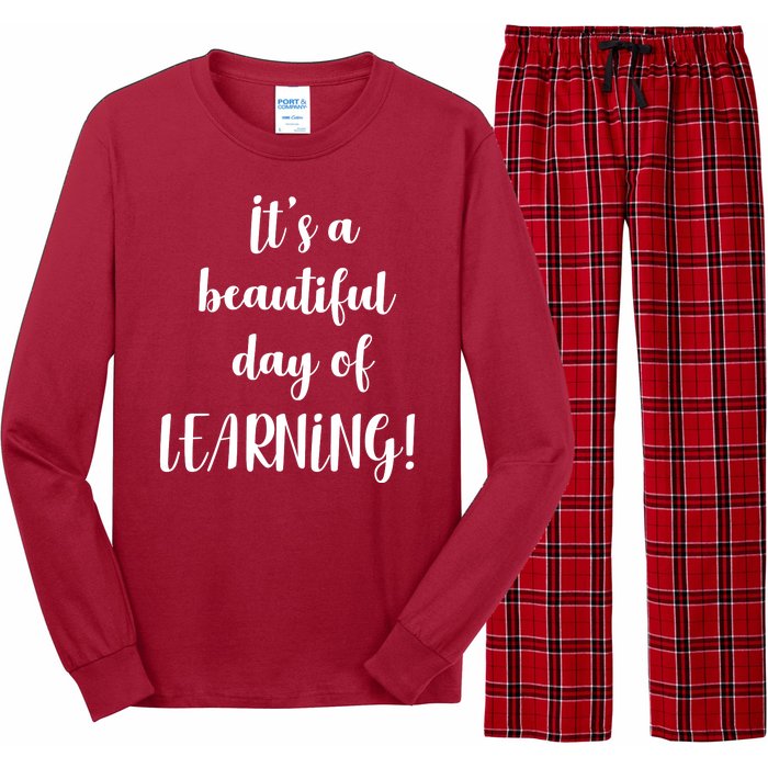 It's A Beautiful Day Of Learning! Long Sleeve Pajama Set