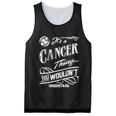 It's a Cancer Thing Zodiac Sign Horoscope Mesh Reversible Basketball Jersey Tank