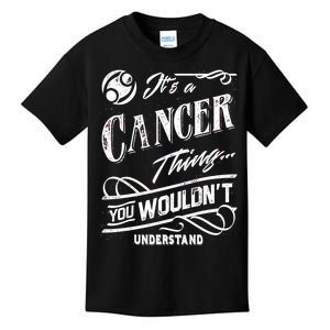 It's a Cancer Thing Zodiac Sign Horoscope Kids T-Shirt