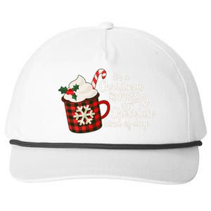 It's A Christmas Movies And Hot Chocolate Kind Of Day Snapback Five-Panel Rope Hat