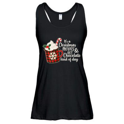 It's A Christmas Movies And Hot Chocolate Kind Of Day Ladies Essential Flowy Tank