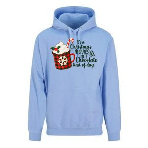 It's A Christmas Movies And Hot Chocolate Kind Of Day Unisex Surf Hoodie