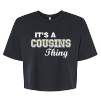 It's A Cousins Thing Bella+Canvas Jersey Crop Tee