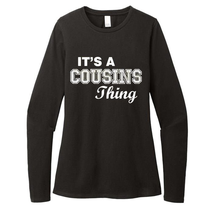 It's A Cousins Thing Womens CVC Long Sleeve Shirt