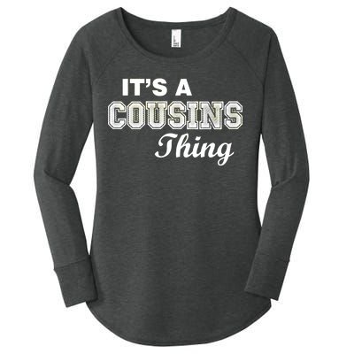 It's A Cousins Thing Women's Perfect Tri Tunic Long Sleeve Shirt