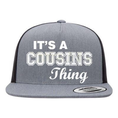 It's A Cousins Thing Flat Bill Trucker Hat