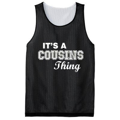 It's A Cousins Thing Mesh Reversible Basketball Jersey Tank