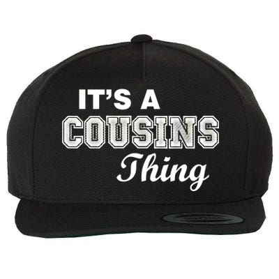 It's A Cousins Thing Wool Snapback Cap