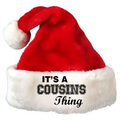 It's A Cousins Thing Premium Christmas Santa Hat