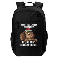 It's A Funny Squeaky Sound Christmas Squirrel Backpack
