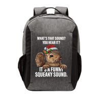 It's A Funny Squeaky Sound Christmas Squirrel Vector Backpack