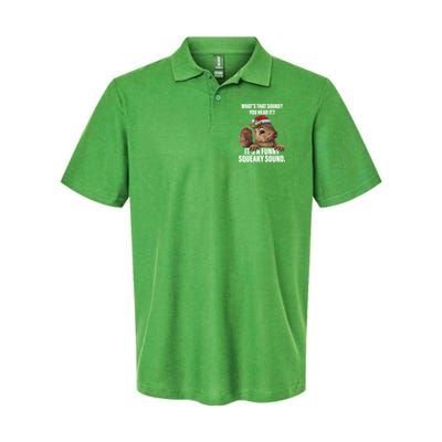 It's A Funny Squeaky Sound Christmas Squirrel Polo