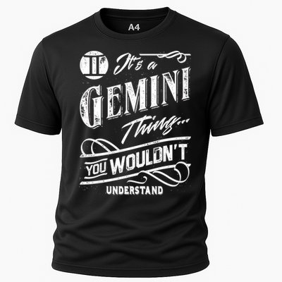 It's a Gemini Thing Zodiac Sign Horoscope Cooling Performance Crew T-Shirt