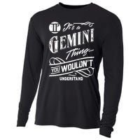 It's a Gemini Thing Zodiac Sign Horoscope Cooling Performance Long Sleeve Crew