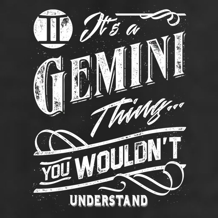 It's a Gemini Thing Zodiac Sign Horoscope 25L Jumbo Tote