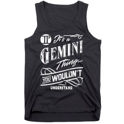 It's a Gemini Thing Zodiac Sign Horoscope Tank Top