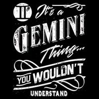 It's a Gemini Thing Zodiac Sign Horoscope Cropped Pullover Crew