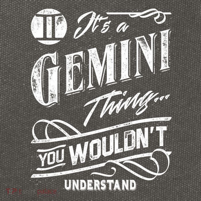 It's a Gemini Thing Zodiac Sign Horoscope Cotton Canvas Backpack