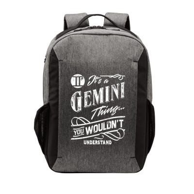It's a Gemini Thing Zodiac Sign Horoscope Vector Backpack