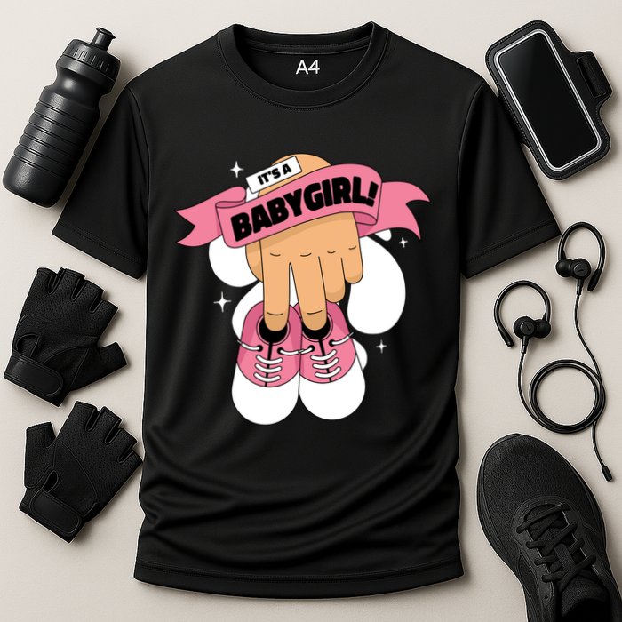It's A Girl Cooling Performance Crew T-Shirt