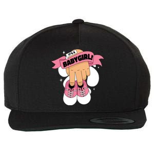 It's A Girl Wool Snapback Cap