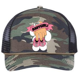 It's A Girl Retro Rope Trucker Hat Cap