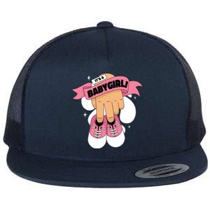 It's A Girl Flat Bill Trucker Hat