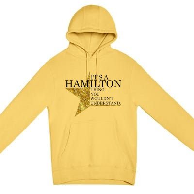 It's A Hamilton Thing You Wouldn't Understand Alexander A Ham Premium Pullover Hoodie