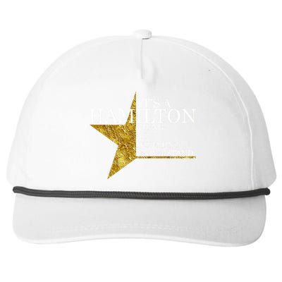 It's A Hamilton Thing You Wouldn't Understand Alexander A Ham Snapback Five-Panel Rope Hat