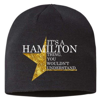 It's A Hamilton Thing You Wouldn't Understand Alexander A Ham Sustainable Beanie