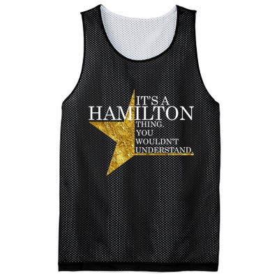 It's A Hamilton Thing You Wouldn't Understand Alexander A Ham Mesh Reversible Basketball Jersey Tank