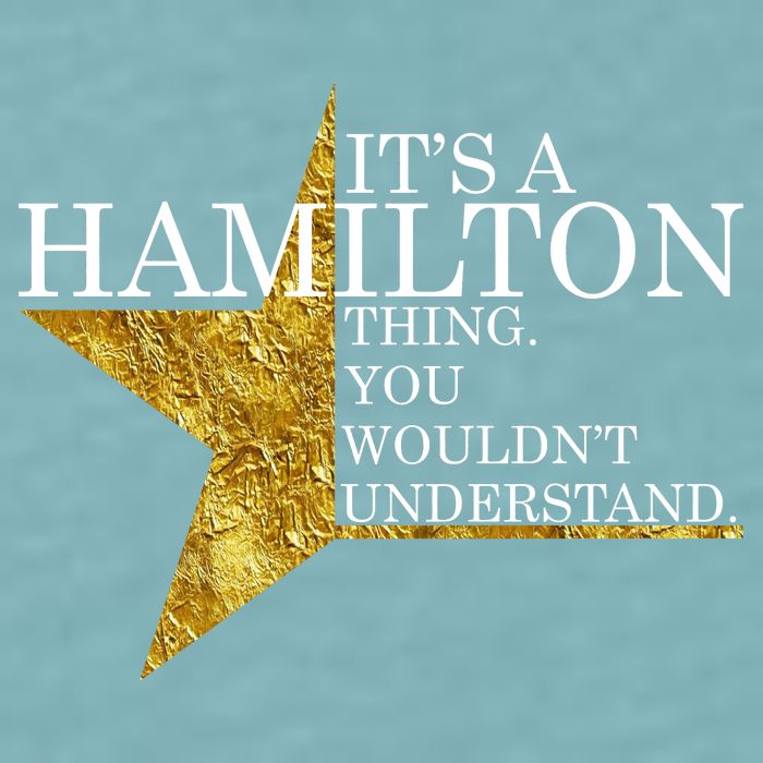 It's A Hamilton Thing You Wouldn't Understand Alexander A Ham Sueded Cloud Jersey T-Shirt