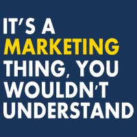 It's A Marketing Thing You Wouldn't Understand Drawstring Bag