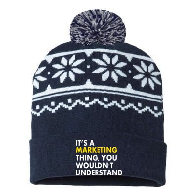 It's A Marketing Thing You Wouldn't Understand USA-Made Snowflake Beanie