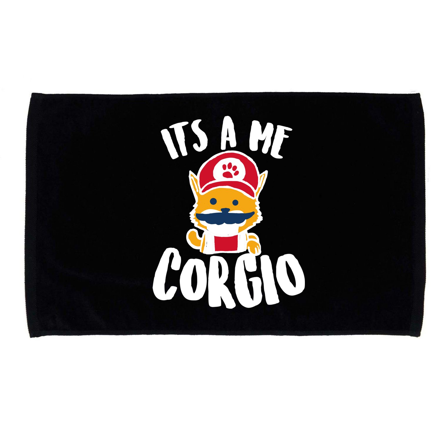It's A Me Corgio  Microfiber Hand Towel